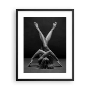 Poster în ramă neagră - Geometria nudității - 40x50 cm