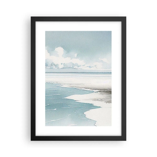 Poster în ramă neagră - Mareea blândă - 30x40 cm