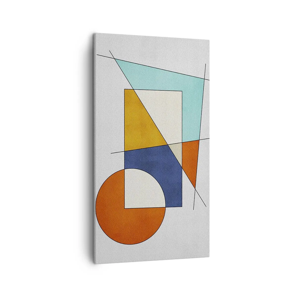 Tablou pe pânză - Abstracție: distracție modernistă - 45x80 cm