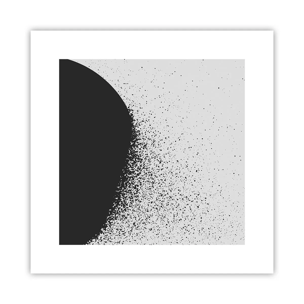 Poster - Mișcarea particulelor - 30x30 cm