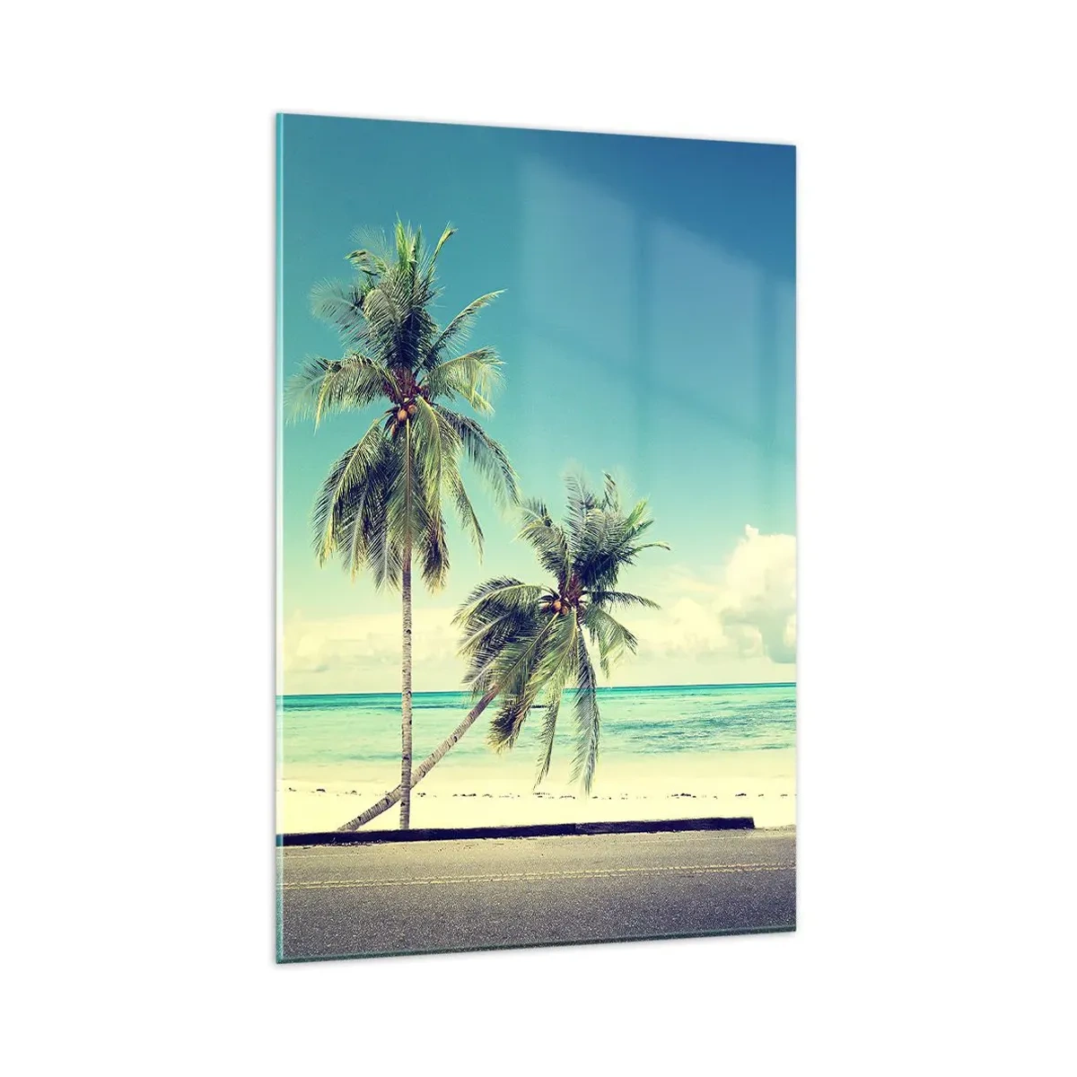 Tablou pe sticlă - Să înceapă vacanța - 80x120 cm