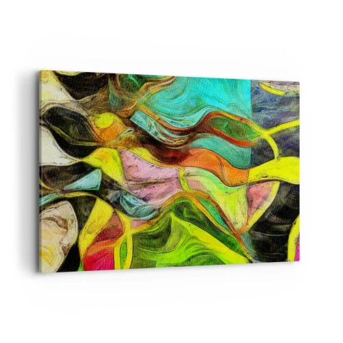 Tablou pe pânză - Mișcarea este viață - 100x70 cm