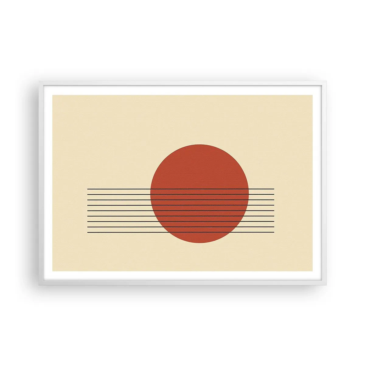 Poster în ramă albă - În continuare - 100x70 cm