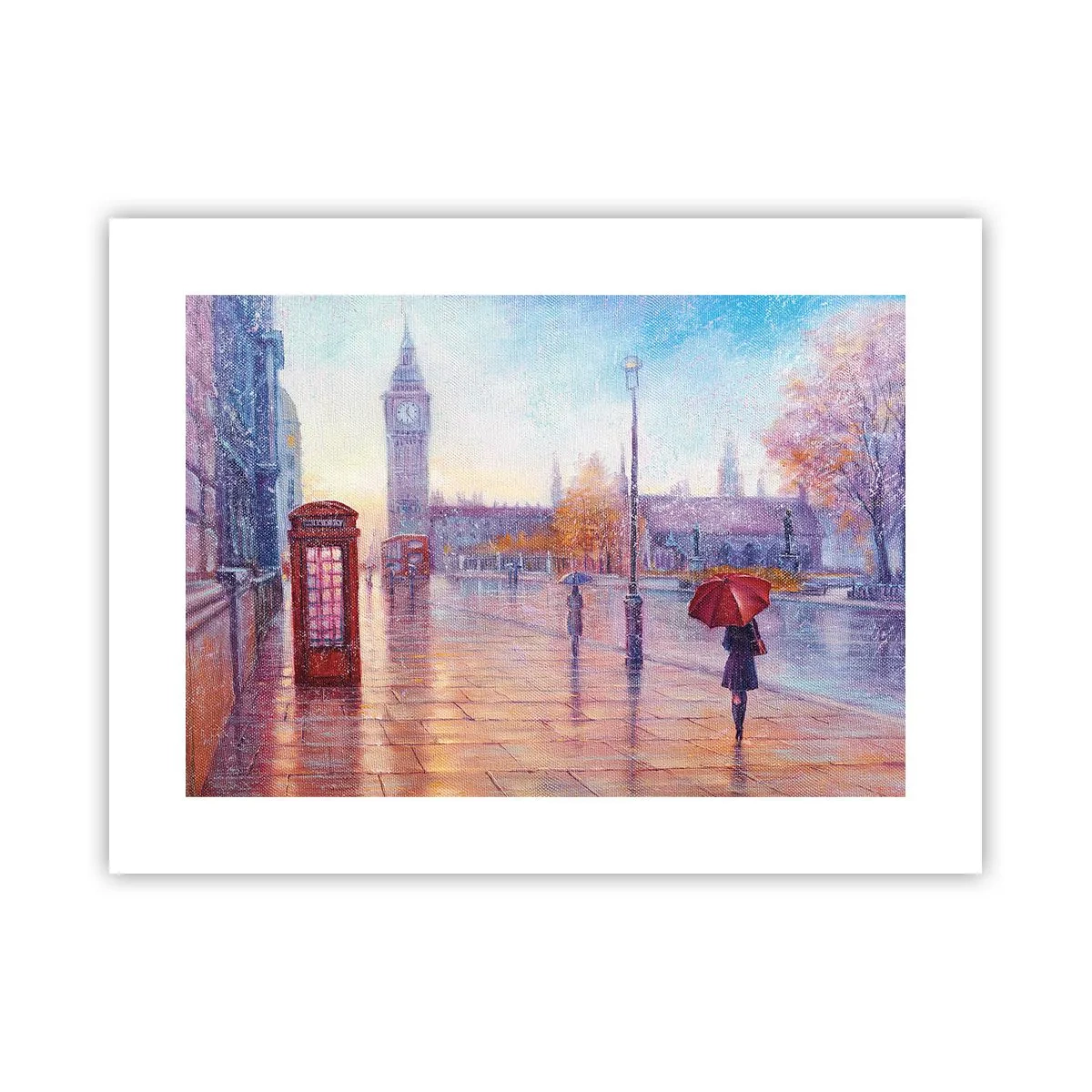 Poster - O zi de toamnă londoneză - 40x30 cm