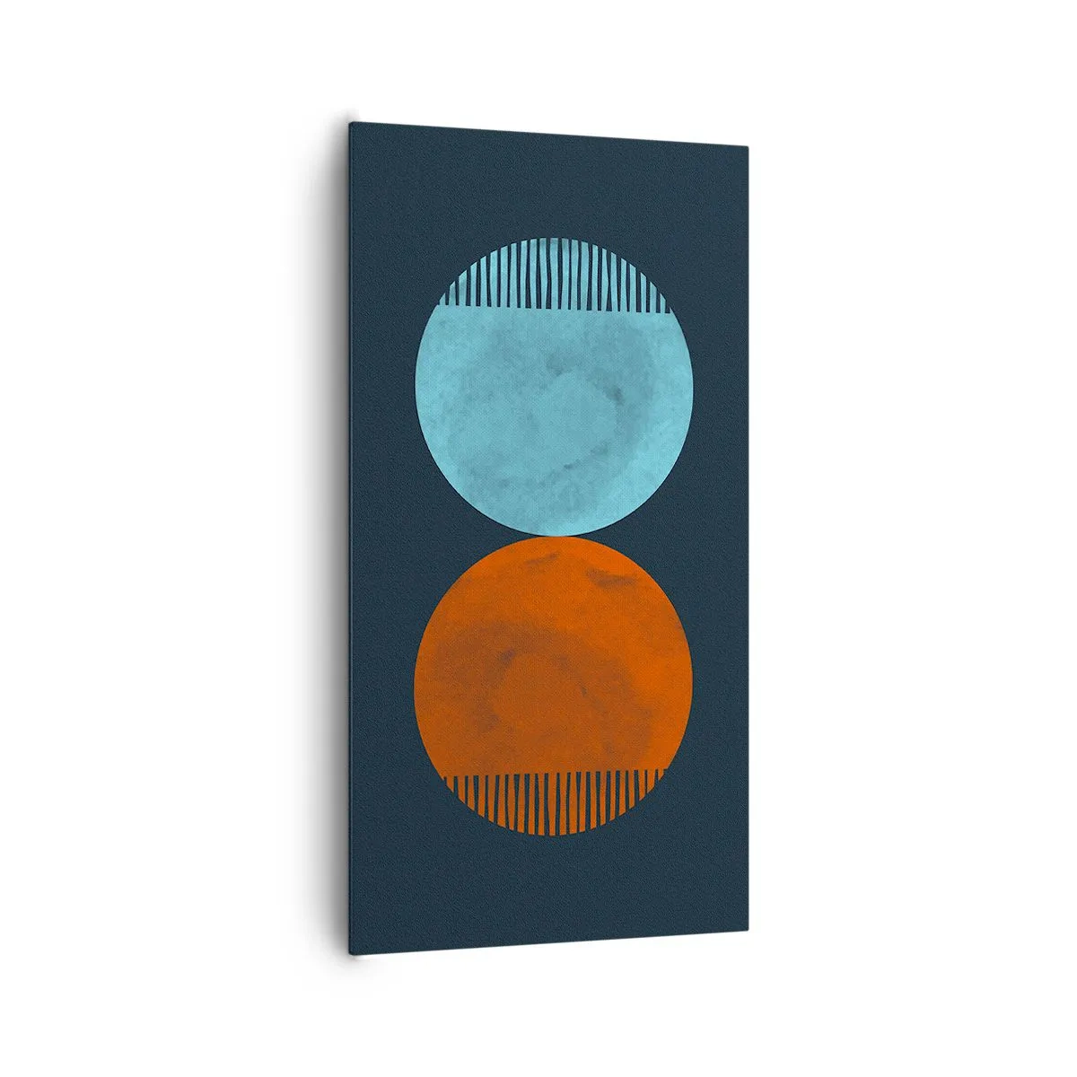 Tablou pe pânză - Doar geometrie? - 65x120 cm