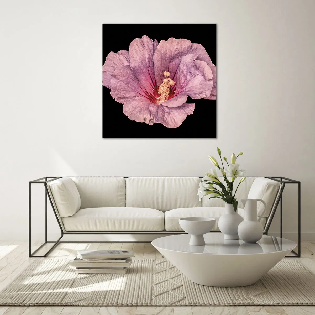 Tablou pe sticlă - Direct la inimă - 70x70 cm