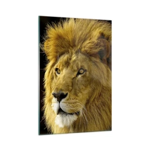 Tablou pe sticlă - Portretul unui rege - 80x120 cm