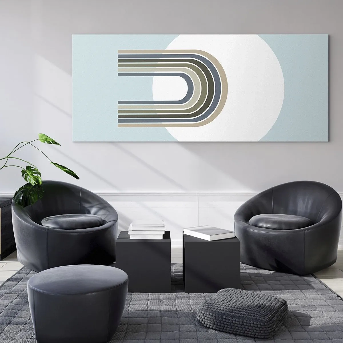 Tablou pe sticlă - Atracție irezistibilă - 90x30 cm