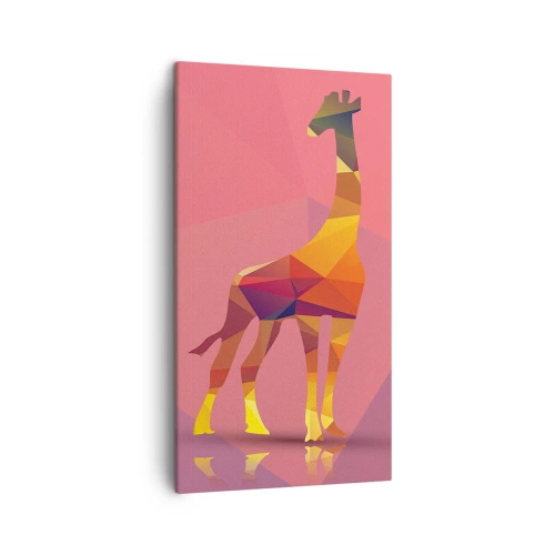 Tablou pe pânză - În culorile savanei - 45x80 cm