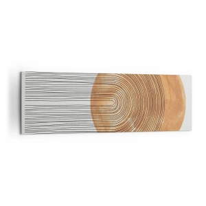 Tablou pe pânză - Compoziția solară - 160x50 cm