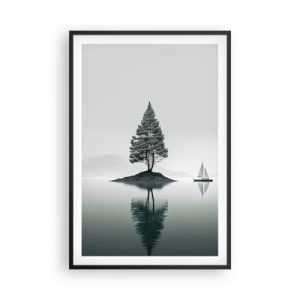 Poster în ramă neagră - Visând cu ochii deschiși - 61x91 cm