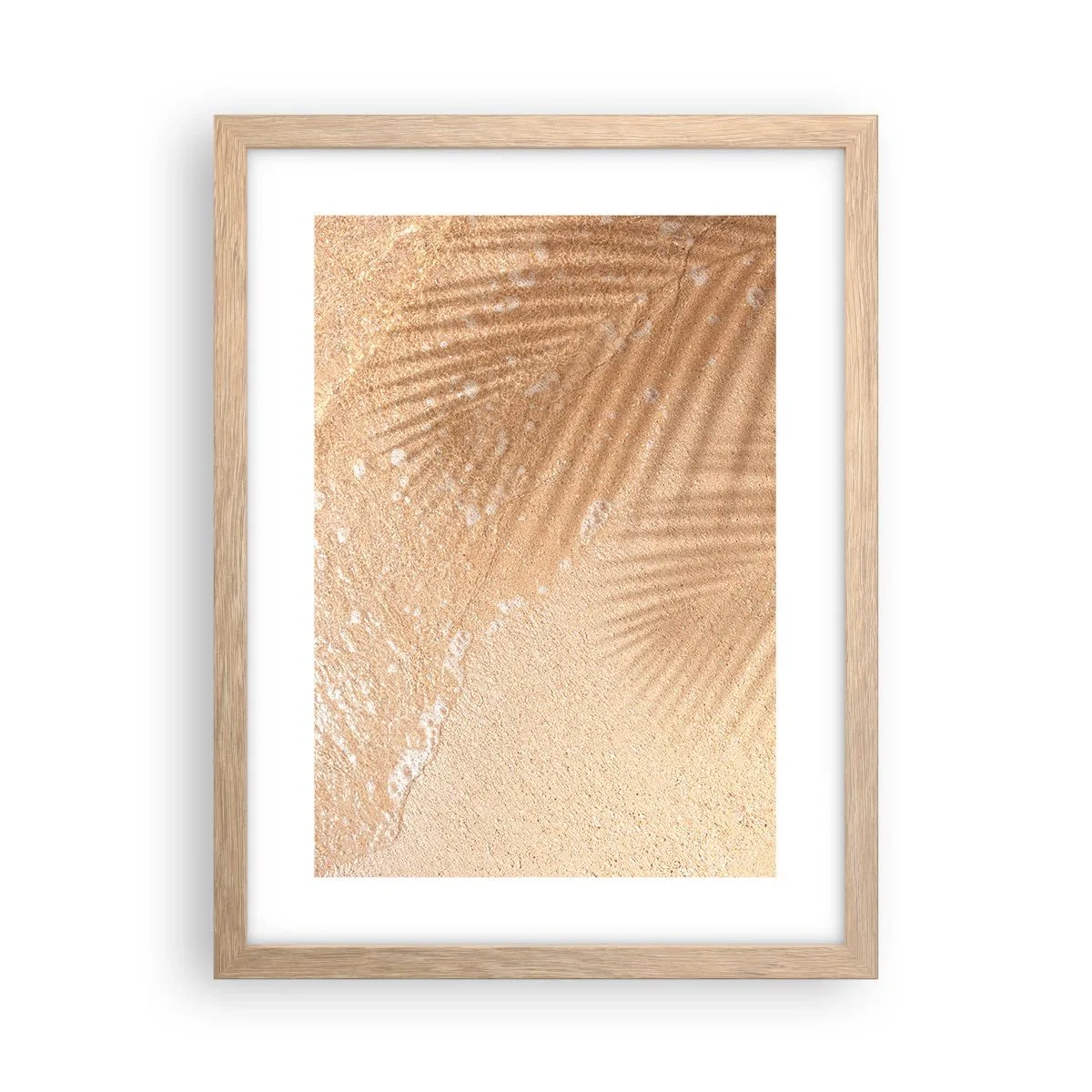 Poster în ramă de stejar deschis - Umbra unei veri fierbinți - 30x40 cm