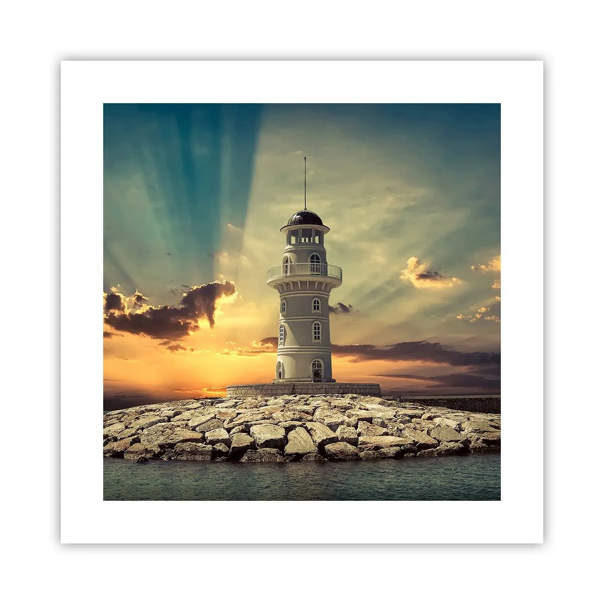 Poster - Lumină - Bunătate - Frumusețe - 40x40 cm