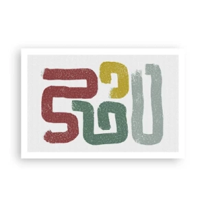 Poster - Într-o limbă necunoscută - 91x61 cm