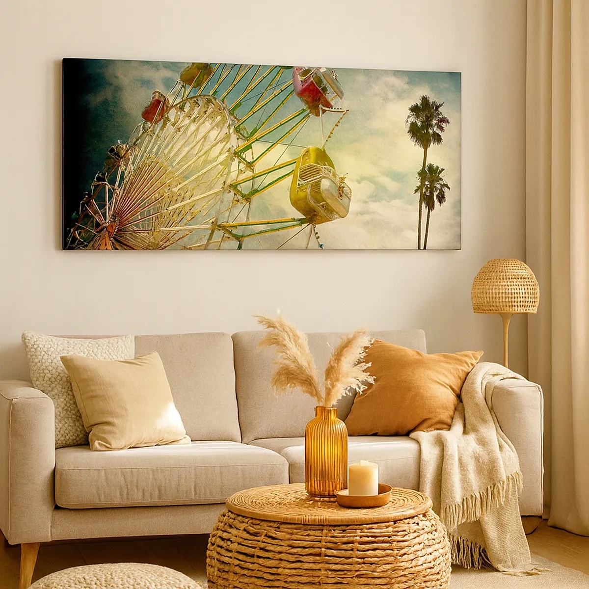 Tablou pe pânză - Hai la distracție… - 30x30 cm