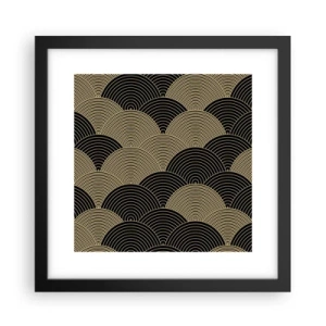 Poster în ramă neagră - Unitate în multiplicitate - 30x30 cm