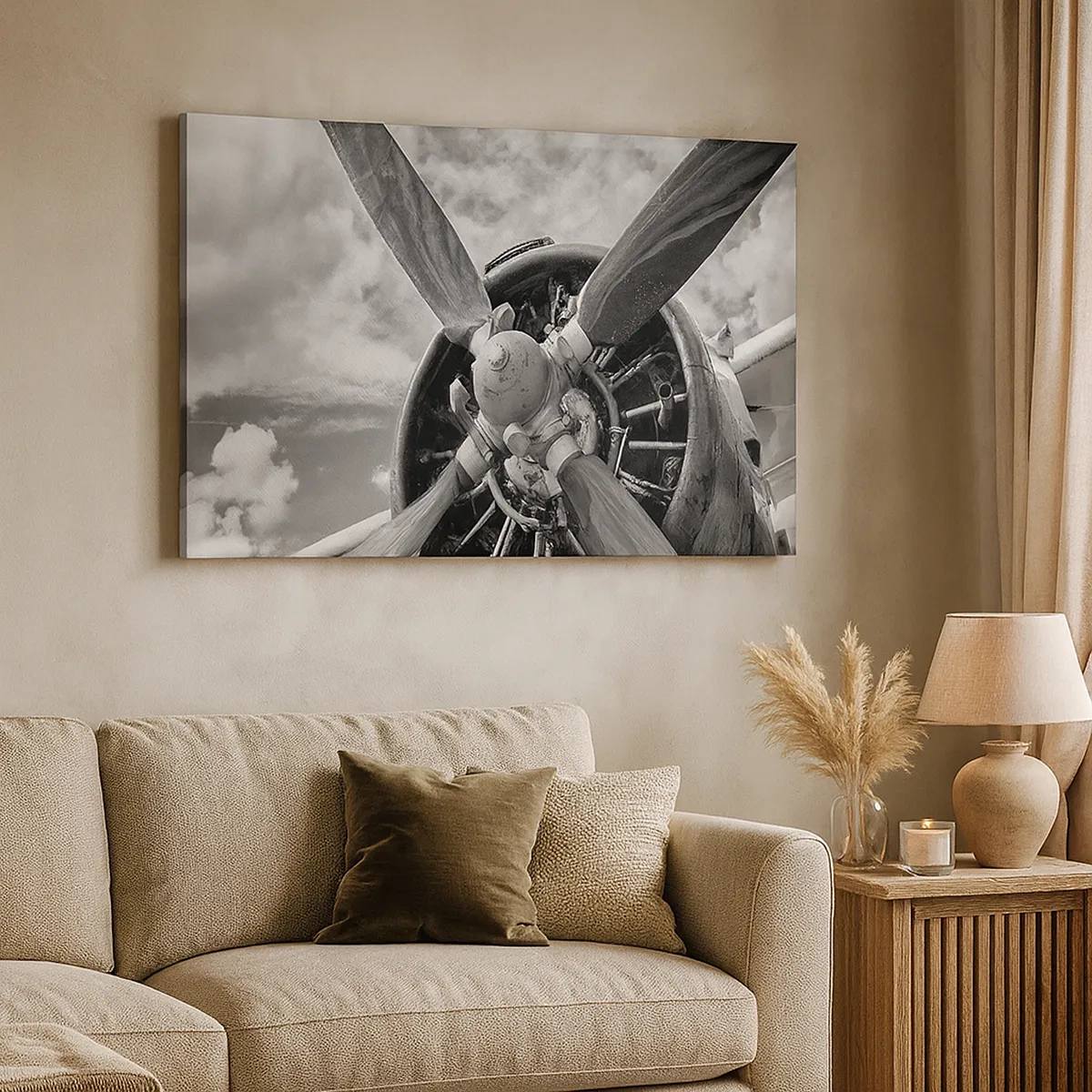 Tablou pe pânză - Cuceritorul cerului - 30x30 cm