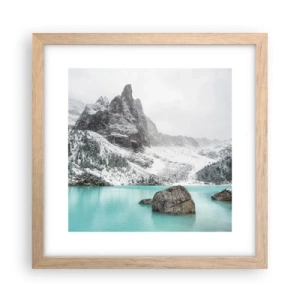 Poster în ramă de stejar deschis - De veghe - 30x30 cm