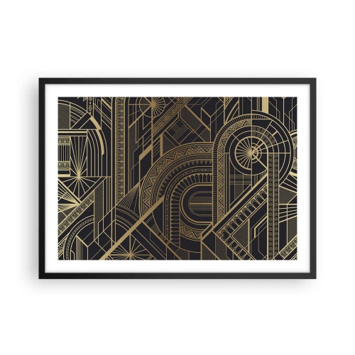 Poster în ramă neagră - Concepte, idei, planuri - 70x50 cm
