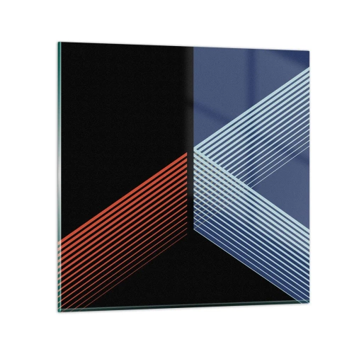 Tablou pe sticlă - O poveste simplă - 30x30 cm
