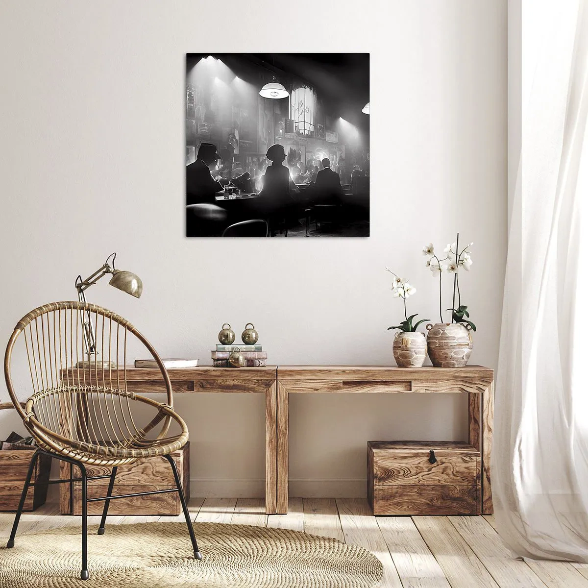 Tablou pe pânză - În stil jazz - 40x40 cm
