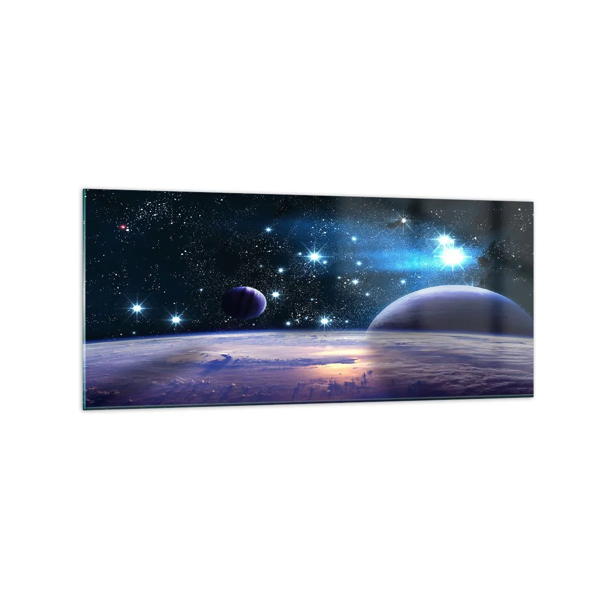 Tablou pe sticlă - Tot singuri? - 120x50 cm