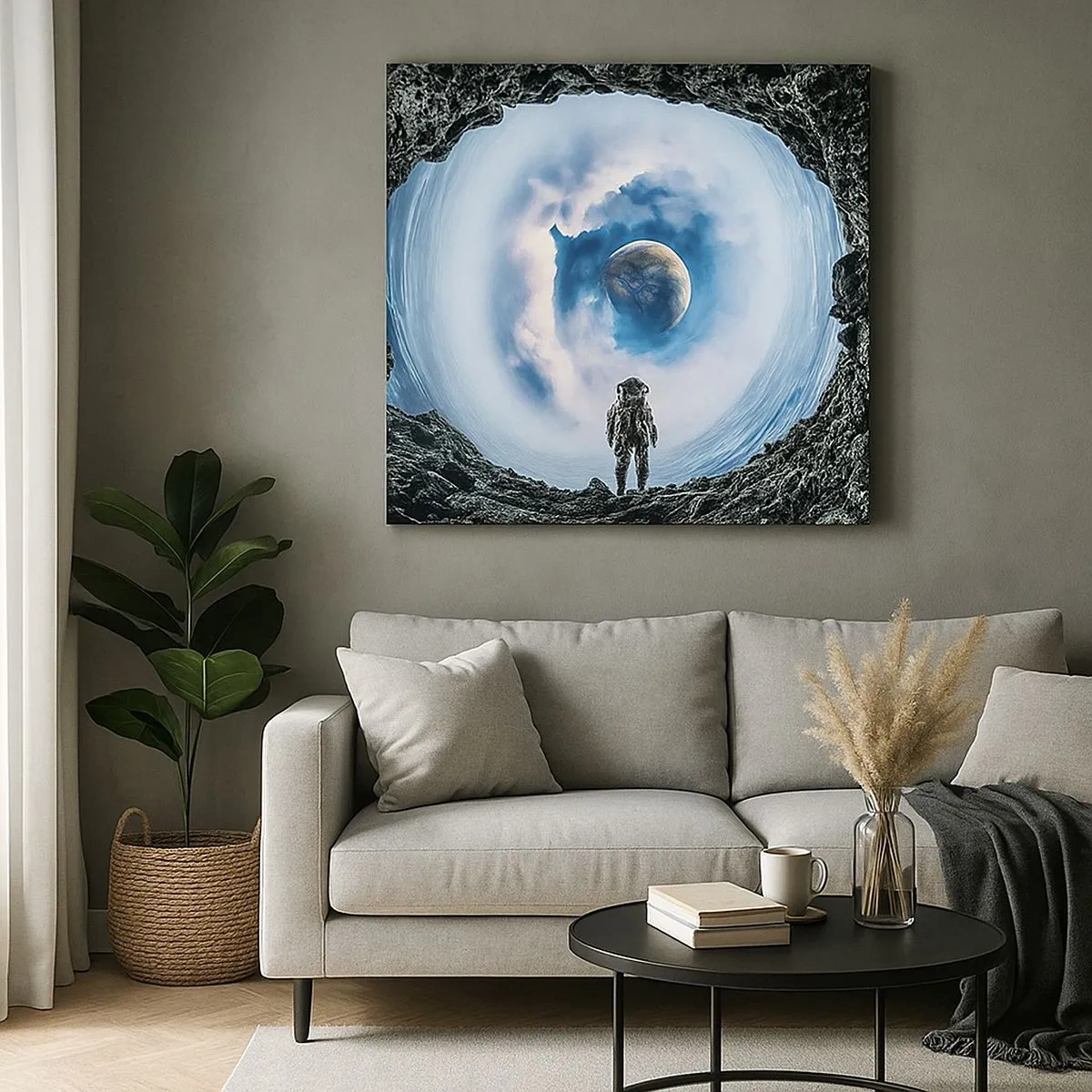 Tablou pe pânză - Nu departe de casă - 30x30 cm