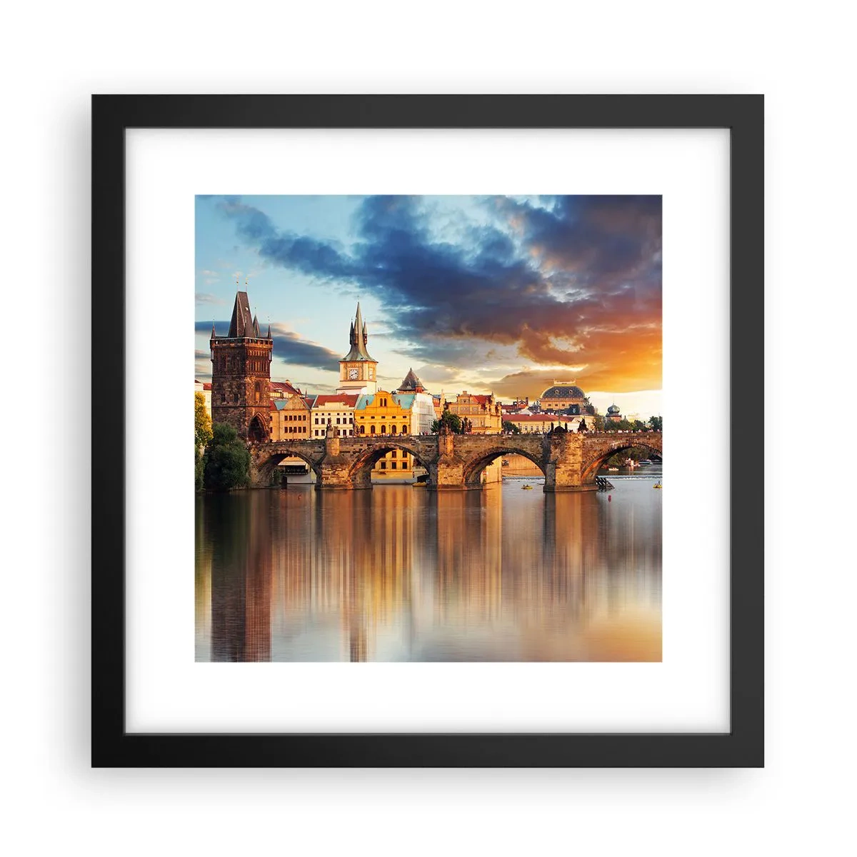 Poster în ramă neagră - Frumoasă pentru veacuri - 30x30 cm