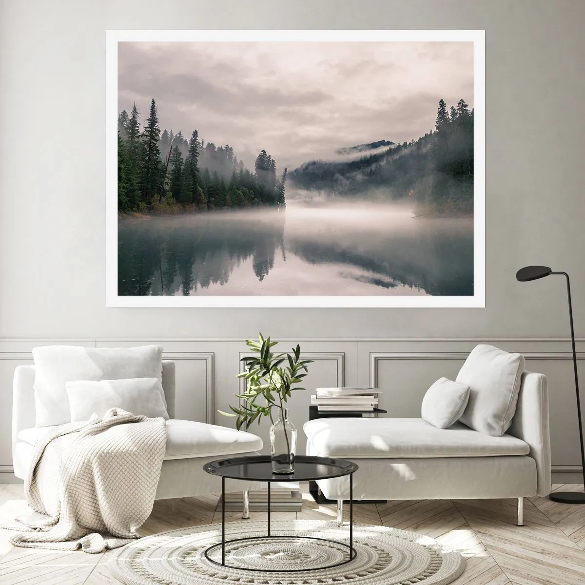 Poster - În reverie, în ceață - 70x50 cm