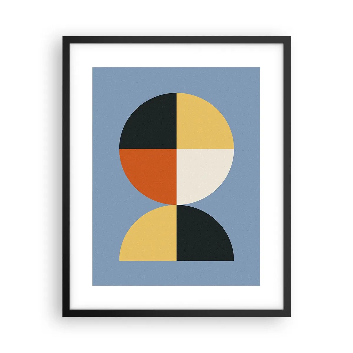 Poster în ramă neagră - Uită-te și numără - 40x50 cm