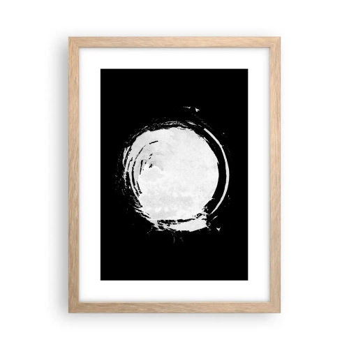 Poster în ramă de stejar deschis - O ieșire bună - 30x40 cm