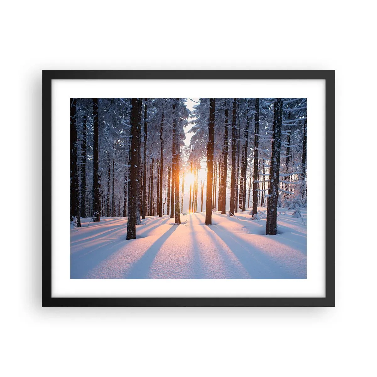 Poster în ramă neagră - În mod clar în alb și negru - 50x40 cm