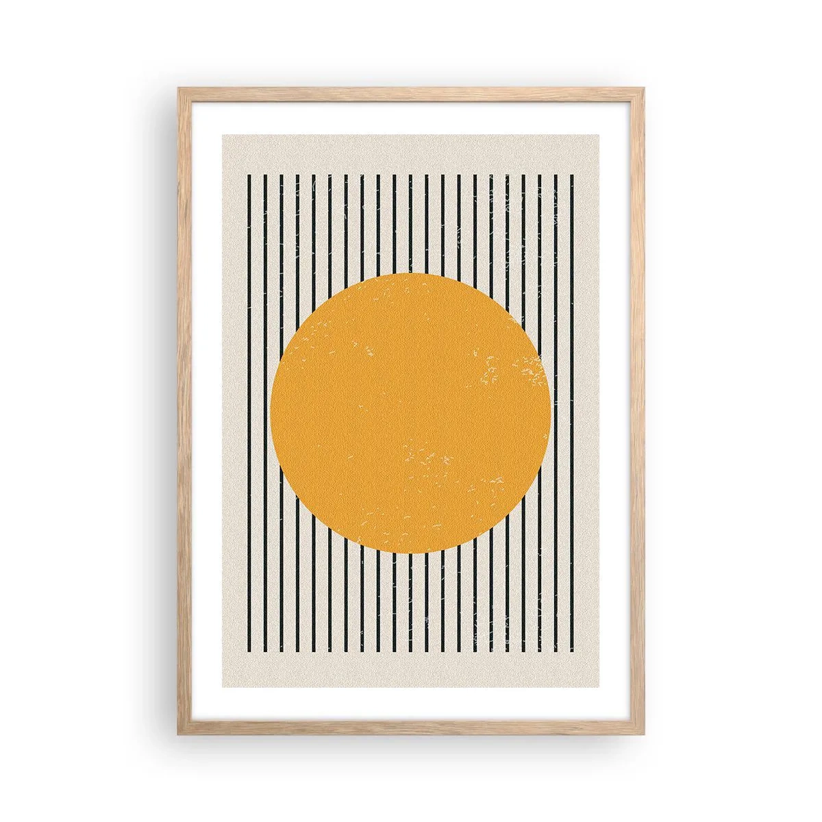 Poster în ramă de stejar deschis - Puterea simplității - 50x70 cm