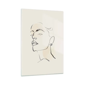 Tablou pe sticlă - O privire mândră - 50x70 cm