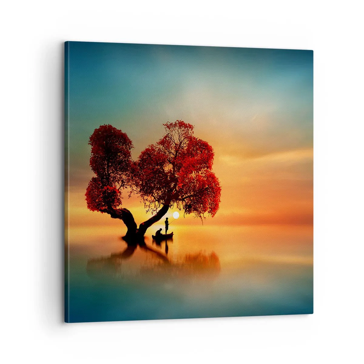 Tablou pe pânză - Lume îndepărtată și tăcută - 60x60 cm