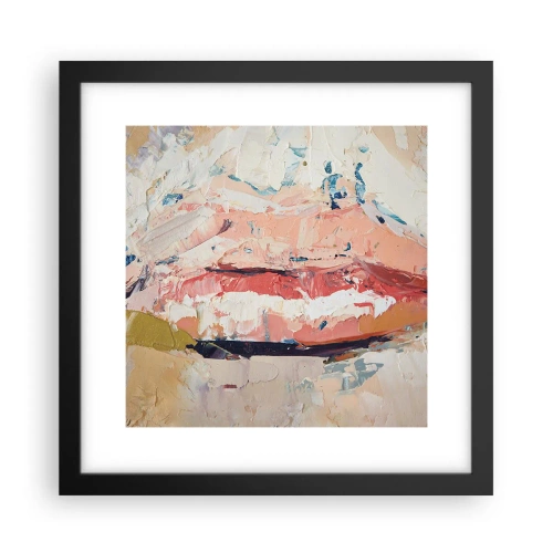 Poster în ramă neagră - Trezește simțurile - 30x30 cm