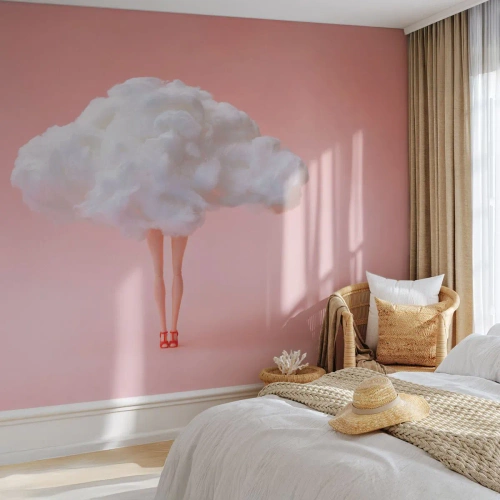 Fototapetă personalizată Premium Canvas - Dulce promisiune - Abstracția, Femeie, Picioare de femeie