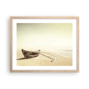 Poster în ramă de stejar deschis - O amintire din Mările Sudului - 50x40 cm