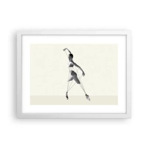 Poster în ramă albă - Într-un teatru de lumină - 40x30 cm