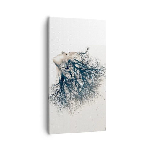 Tablou pe pânză - Ascultând șoapta copacului - 55x100 cm