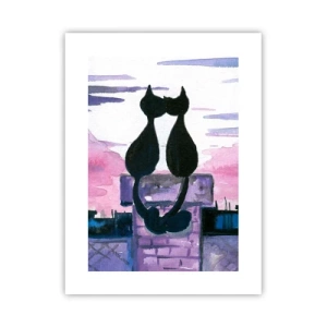 Poster - Rendez-vous sub lună - 30x40 cm