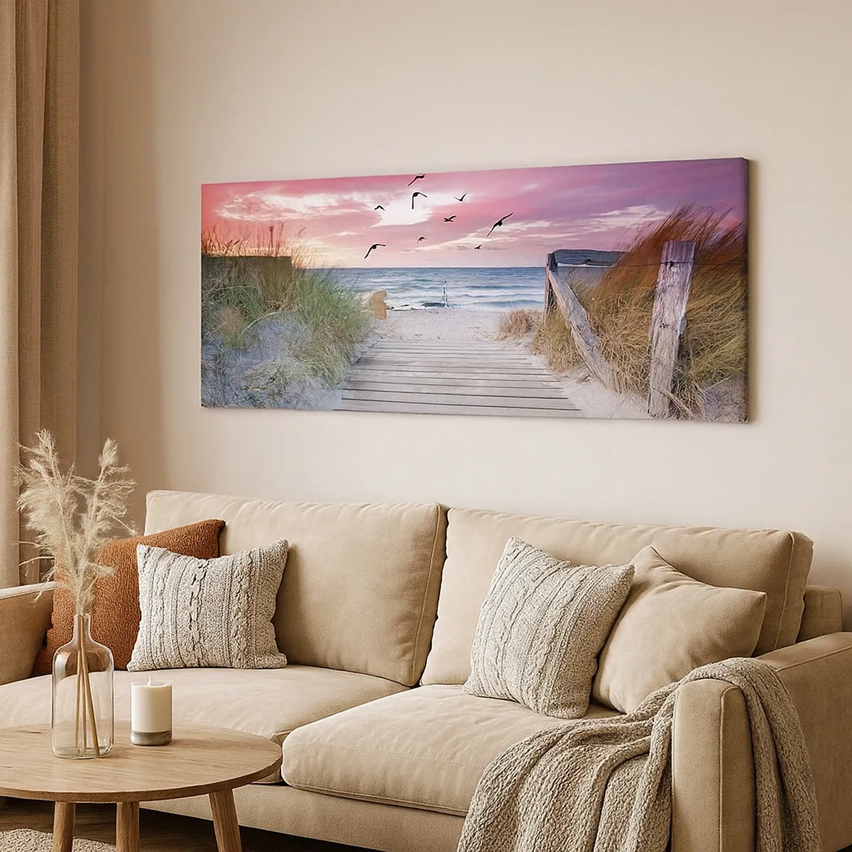 Tablou pe pânză - Impresie baltică - 30x30 cm