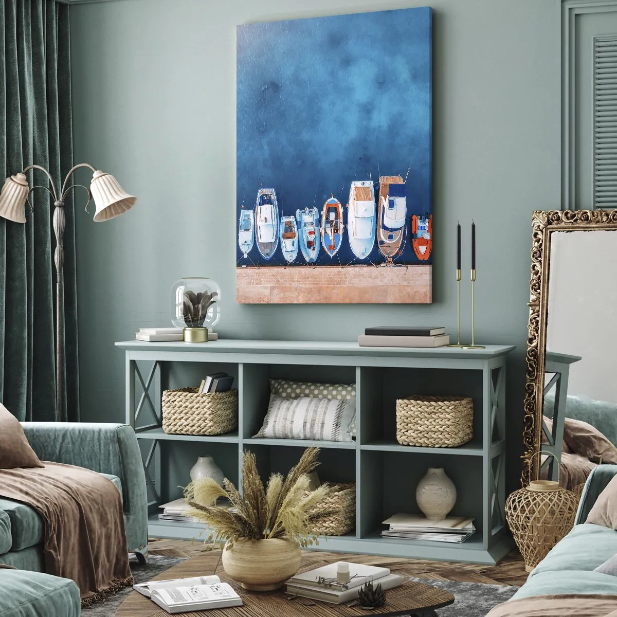 Tablou pe pânză - Aliniere - 55x100 cm