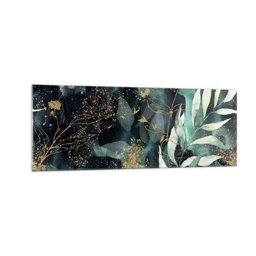 Tablou pe sticlă - Grădina fermecată - 140x50 cm