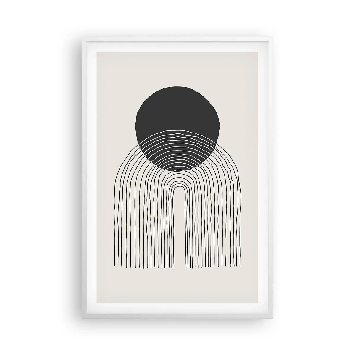 Poster în ramă albă - Tremurând și încrezător - 61x91 cm