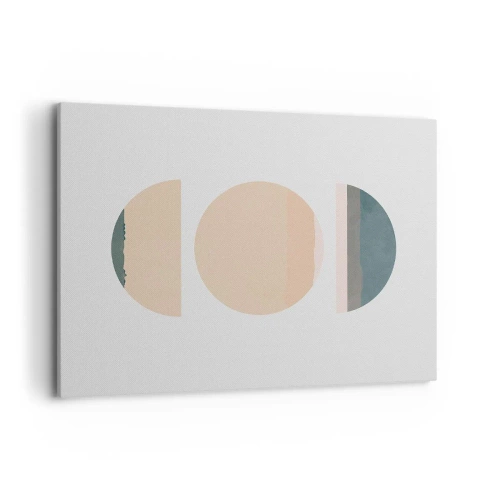 Tablou pe pânză - Roată cu roată - 100x70 cm