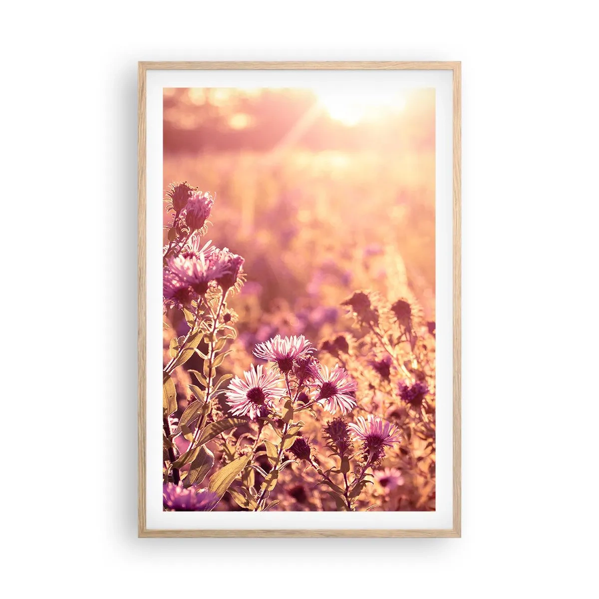 Poster în ramă de stejar deschis - Înainte ca vara să plece - 61x91 cm