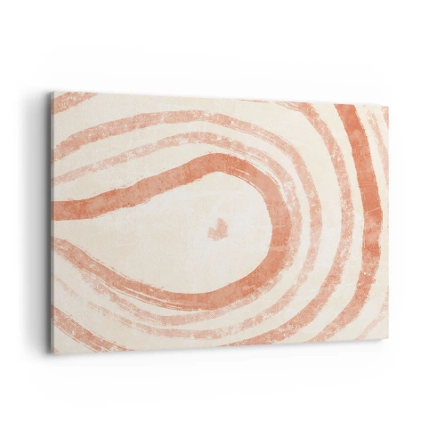 Tablou pe pânză - Cercuri de corali - compoziție - 100x70 cm