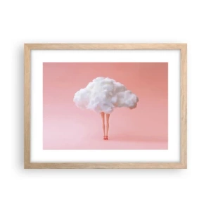 Poster în ramă de stejar deschis - Dulce promisiune - 40x30 cm