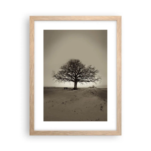 Poster în ramă de stejar deschis - De aici până în veșnicie - 30x40 cm